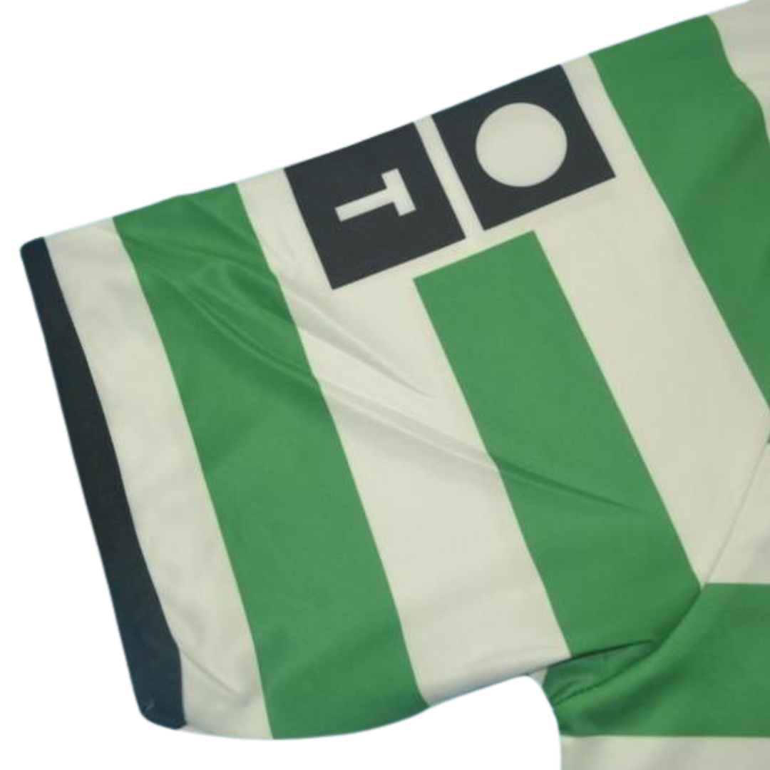 Camisa Retrô Sporting Lisboa Home UCL Versão 02/03