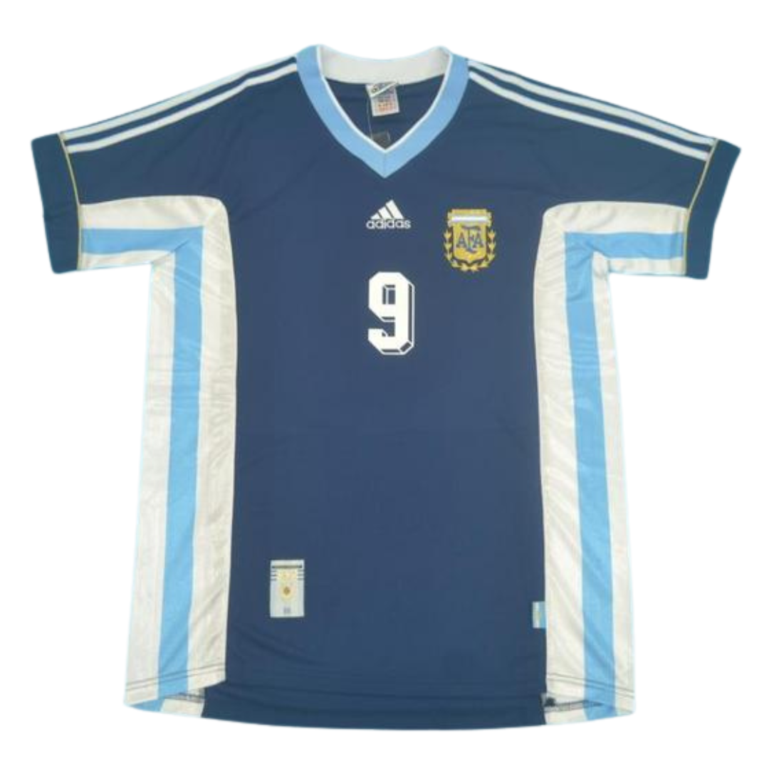 Camisa Retrô Argentina Away 1998 "Batistuta" N°.9