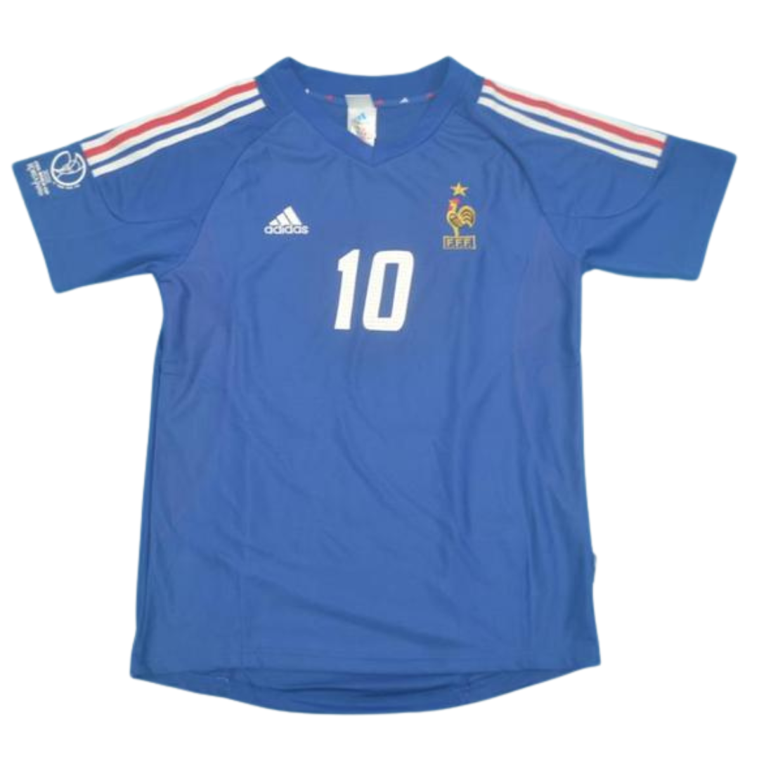 Camisa Retrô França Home 2002 "Zidane" N°.10