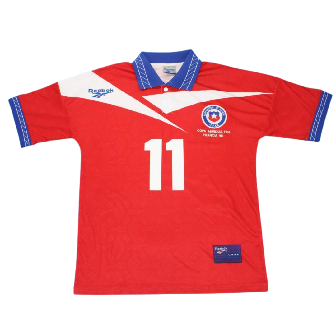 Camisa Retrô União Chile Home WC Versão 1998 "Salas" N°11