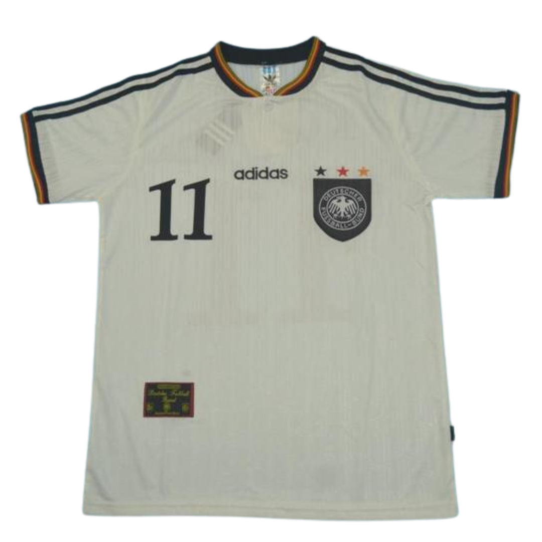Camisa Retrô Alemanha Home 1996 "Kuntz" N°.11