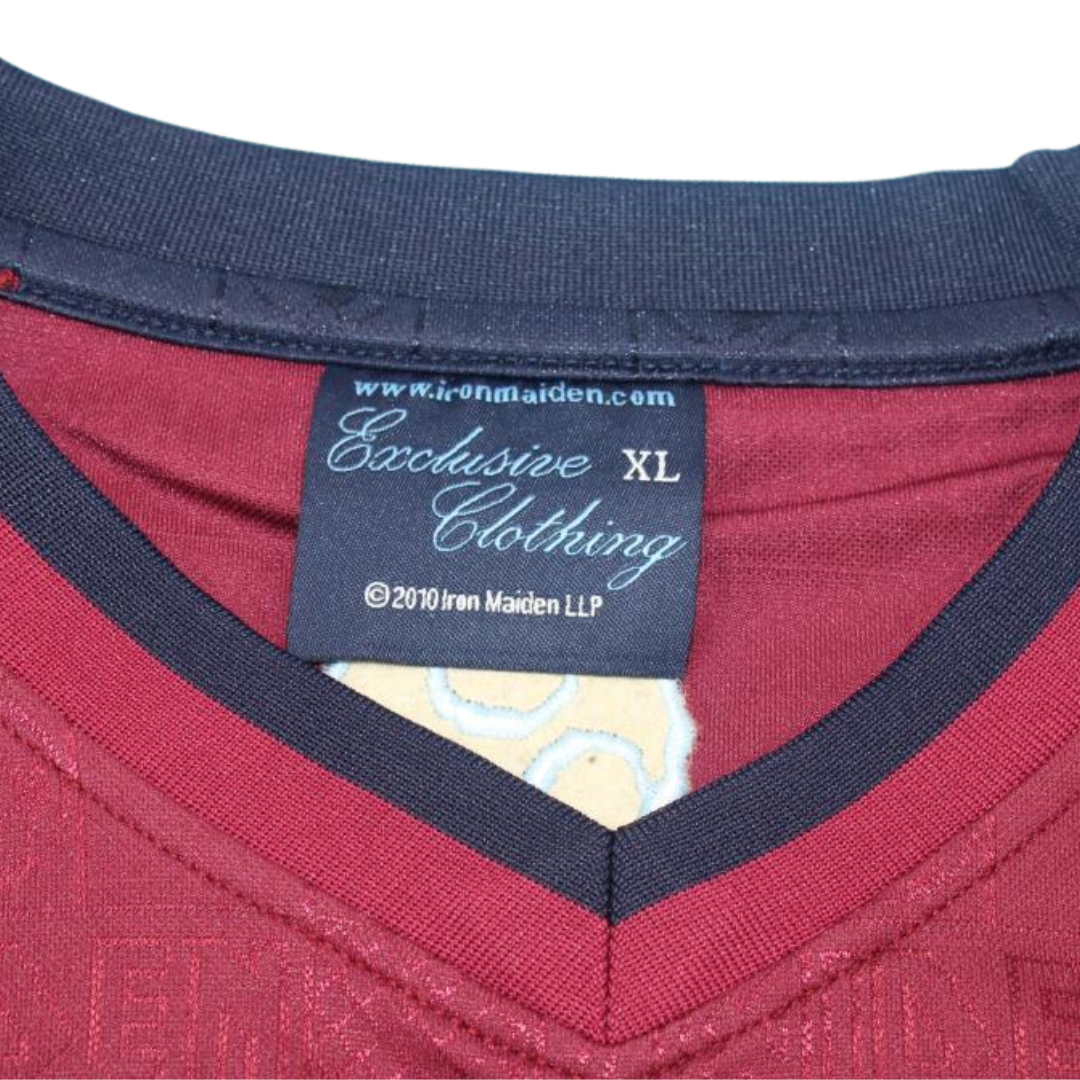 Camisa Retrô Iron Maiden Home 2011 Nº 7