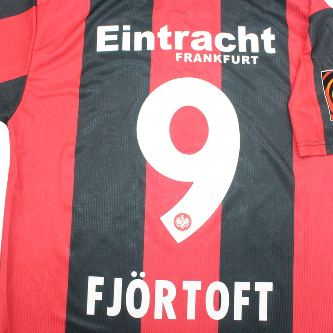 Camisa Retrô tracht Frankfurt Home 99/00 "Fjørtoft" N°.9