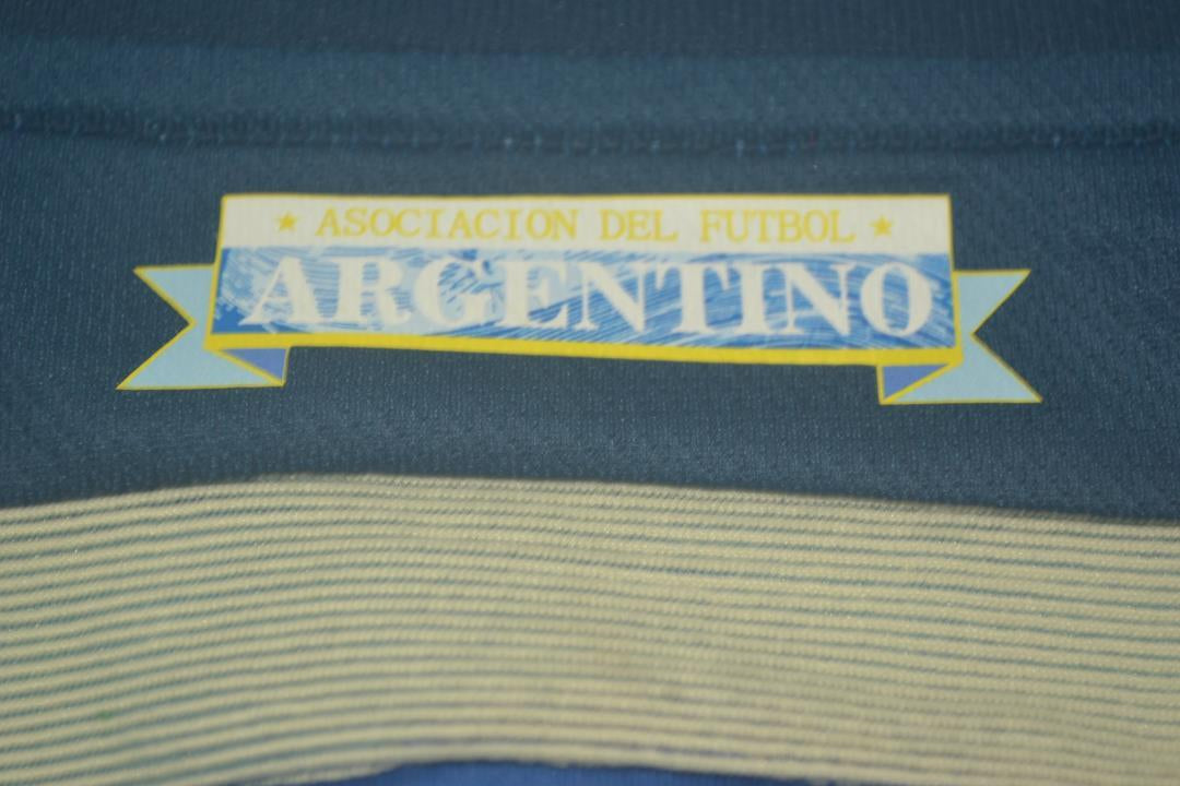Camisa Retrô Argentina Away Copa do Mundo Finale Versão 2014