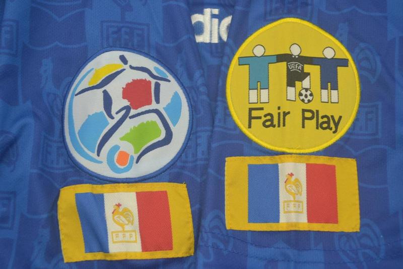 Camisa Retrô França Home 1996 "Zidane" N°10