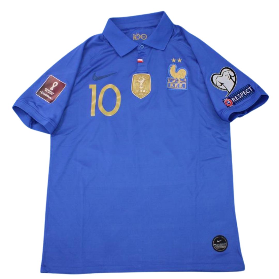 Camisa Retrô França centenário 19/20 "Mbappe" N°10