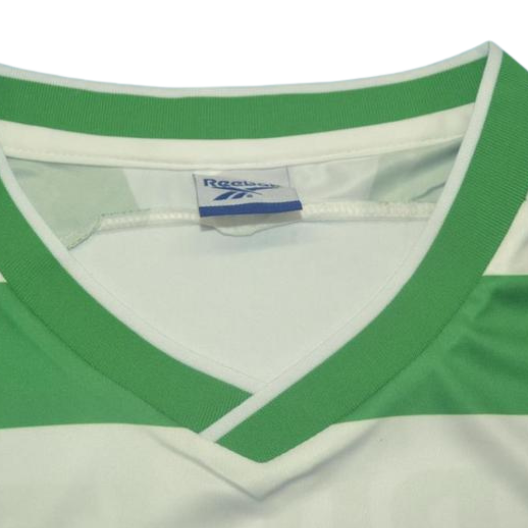 Camisa Retrô Sporting Lisboa Home UCL Versão 02/03 "Ronaldo" Nº 28