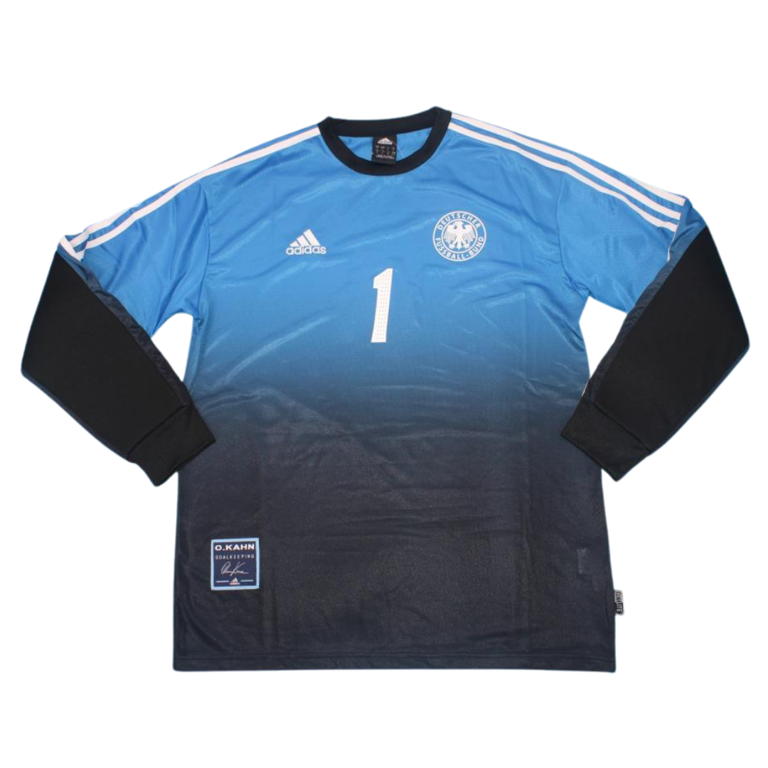 Camisa Retrô Alemanha  Manga Longaa 2002 "Kahn" N°.1
