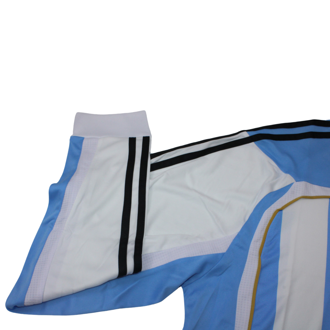 Camisa Retrô Argentina Home Weltmeisterschaft Versão Manga Longaa 2006 "Messi" N°.19