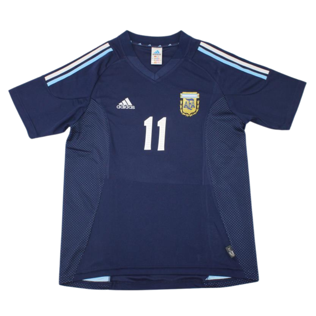 Camisa Retrô Argentina Away 2002 "Veron" N°.11