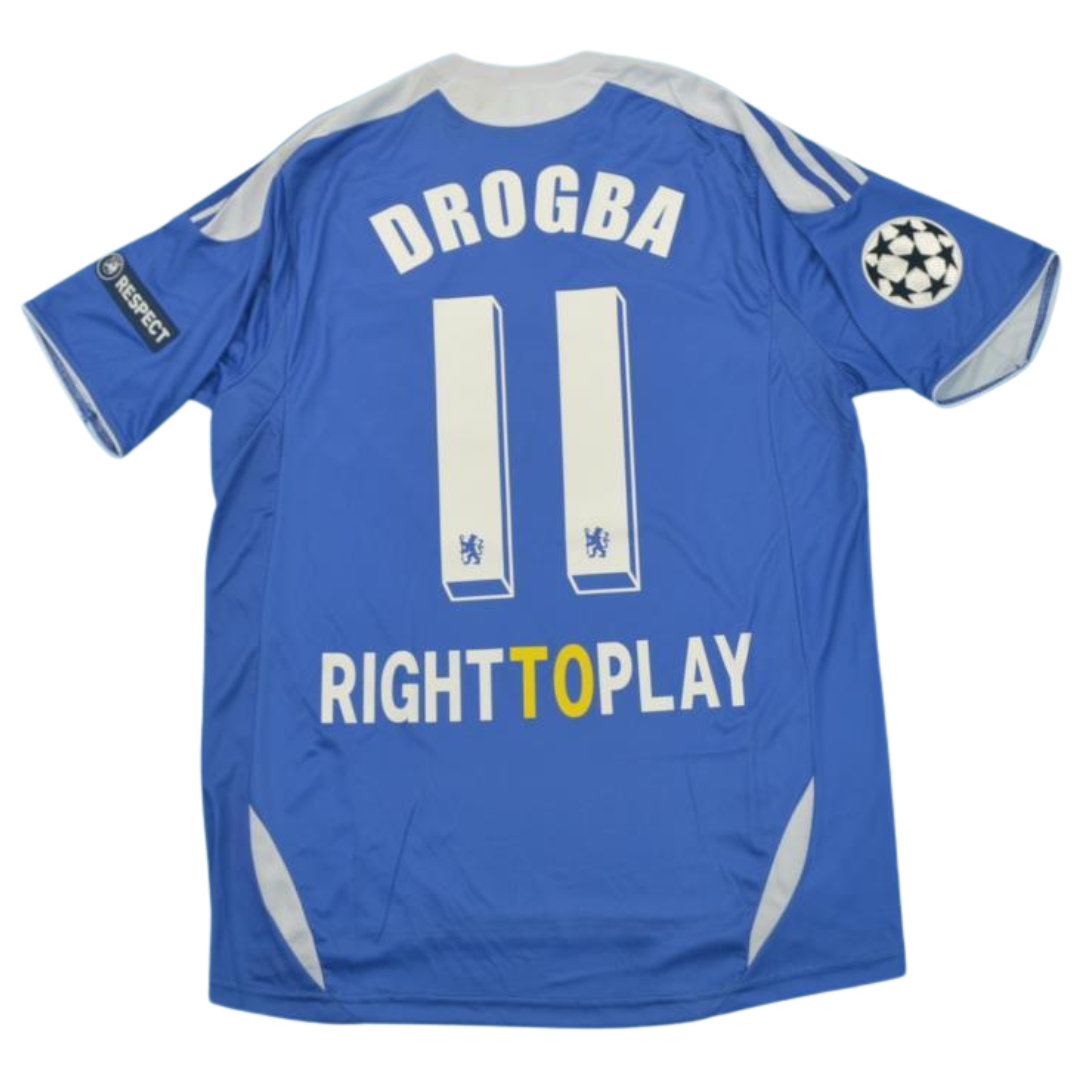 Camisa Retrô Chelsea Home UCL Final 2012 "Drogba" Nº 11