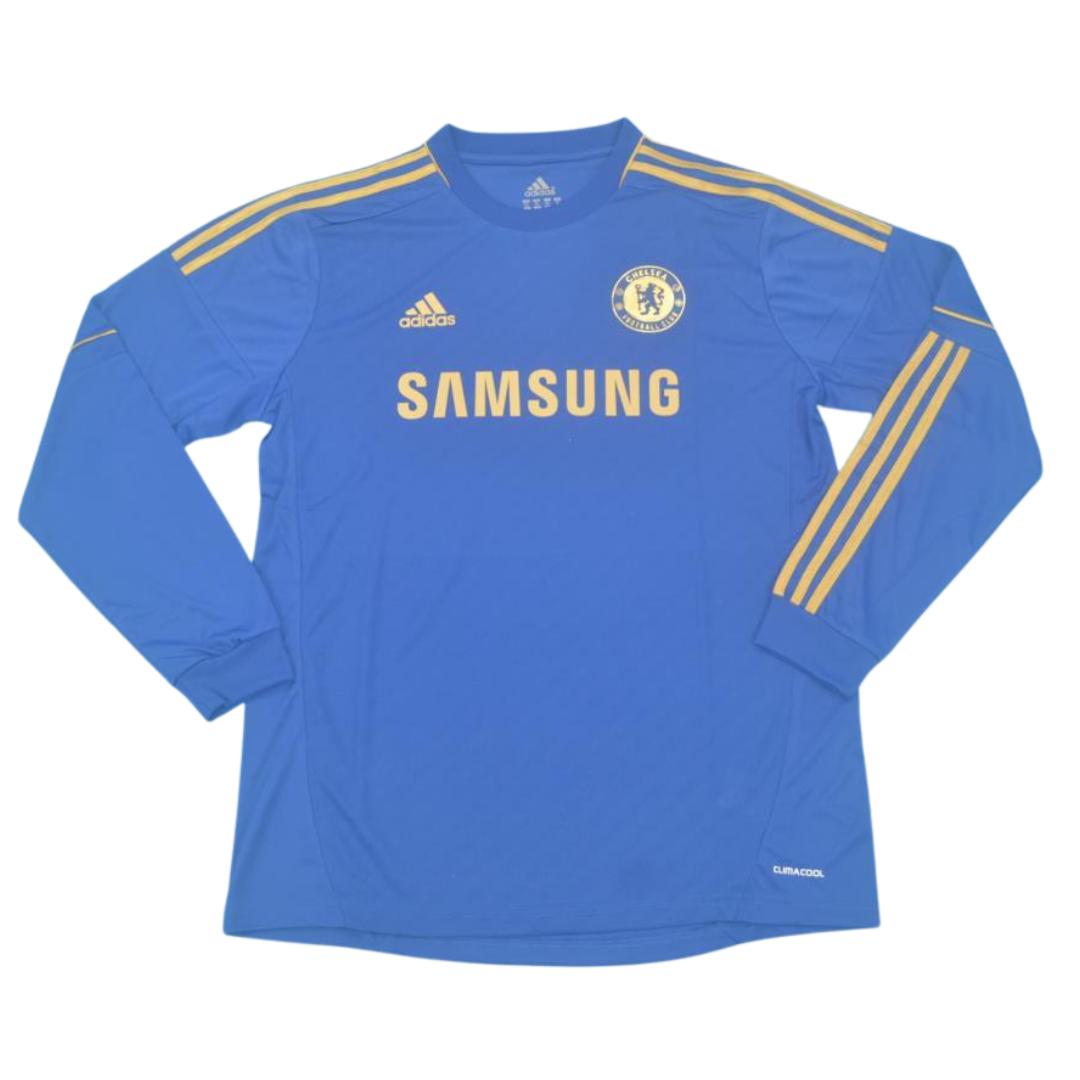 Camisa Retrô Chelsea Home Manga Longaa 12/13