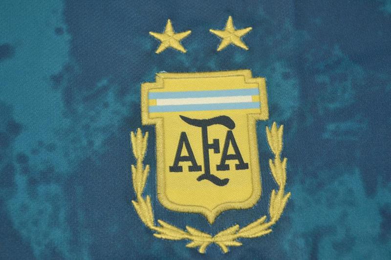 Camisa Retrô Argentina Away Finalissima Versão 2022