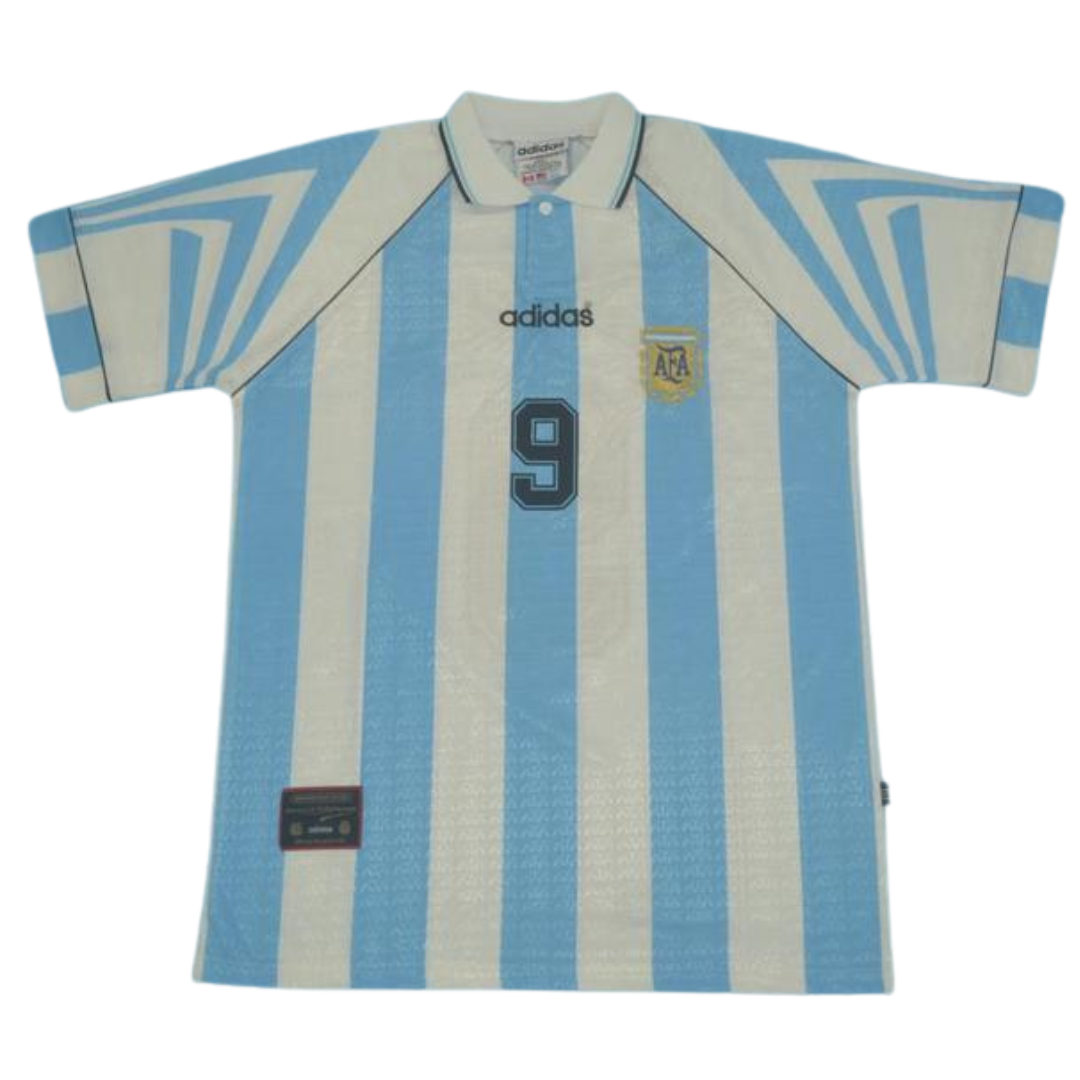 Camisa Retrô Argentina Home 96/97 "Batistuta" N°.9