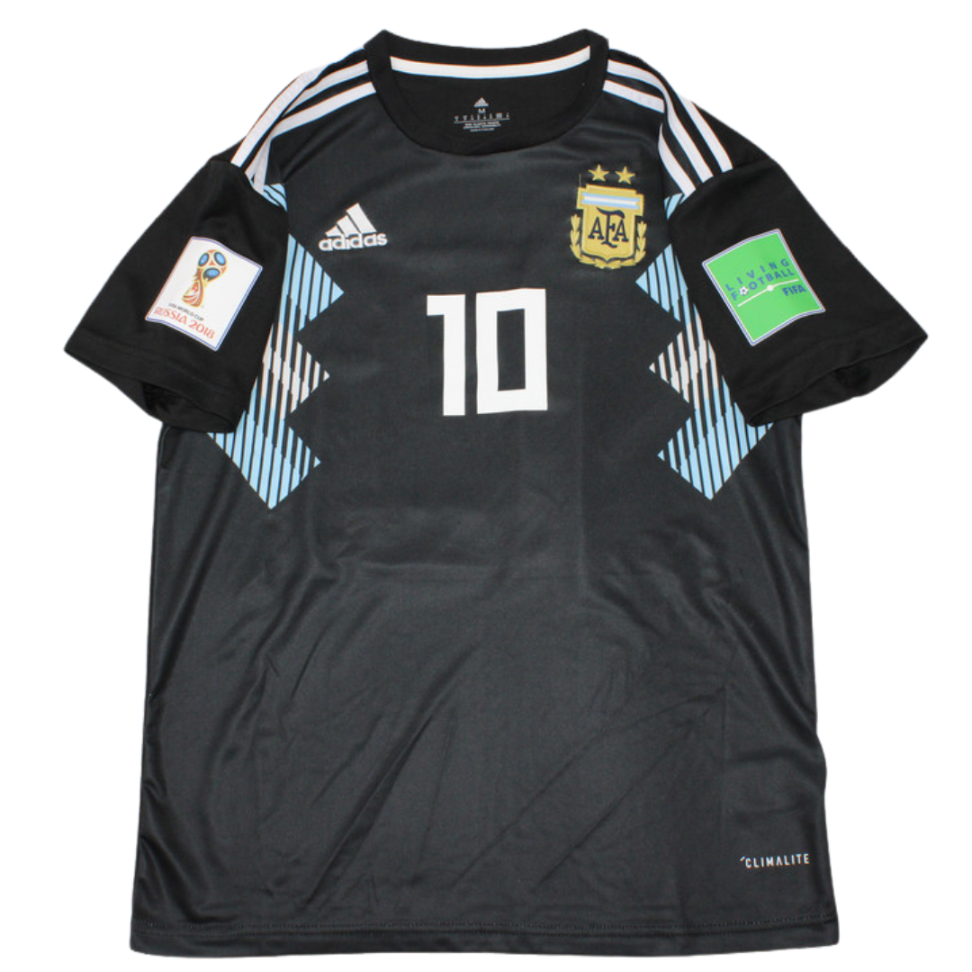 Camisa Retrô Argentina Away Copa do Mundo Versão 2018 "Messi" N°.10