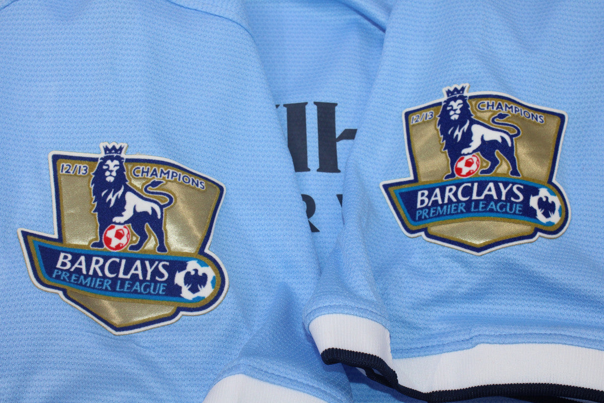 Camisa Retrô Manchester City 13/14 "Kun Aguero" Nº16