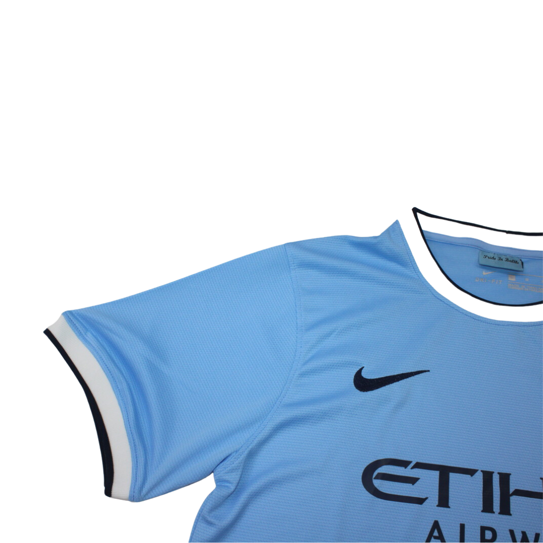 Camisa Retrô Manchester City 13/14 "Kun Aguero" Nº16