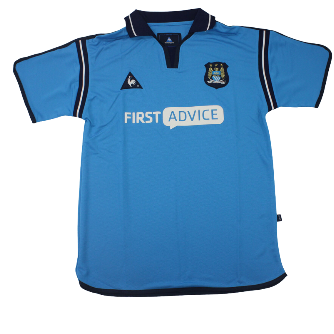Camisa Retrô Manchester City Home 02/03 "Barton" Nº41
