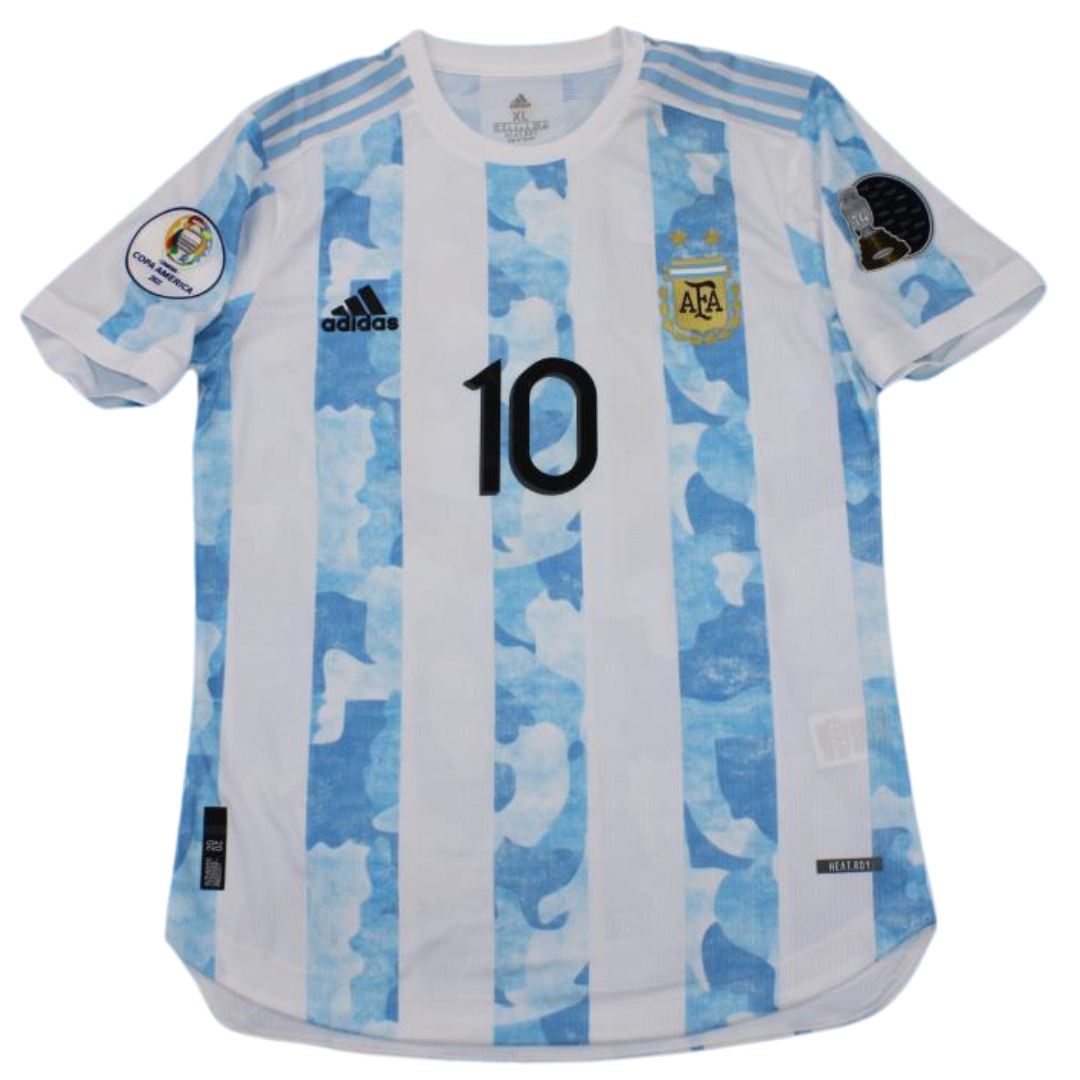Camisa Retrô Argentina Home Camisa Retrô American Cup Versão 20/21 "Messi" N°.10