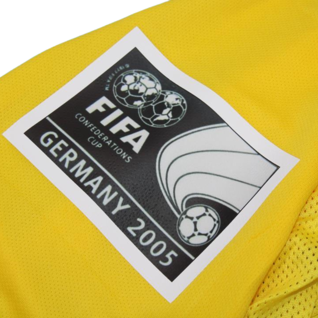 Camisa Retrô Brasil Home Confederations Versão 04/06 "Adriano" N°.9