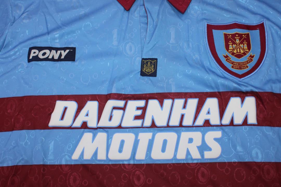 Camisa Retrô West Ham Away Manga Longaa 95/97