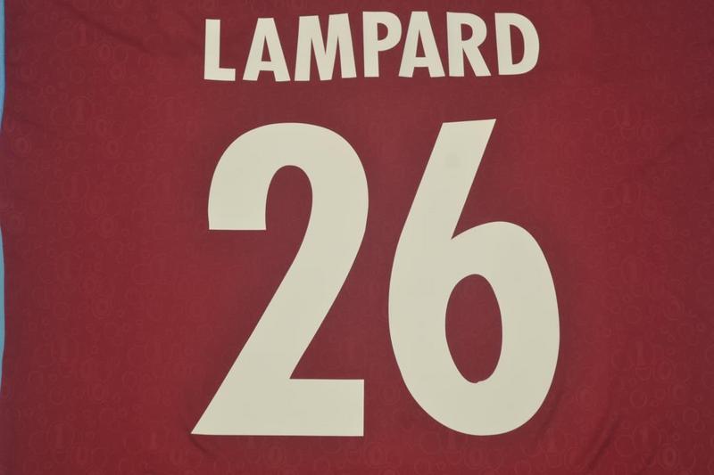 Camisa Retrô West Ham 100 Year Versão "Lampard" Nº 26