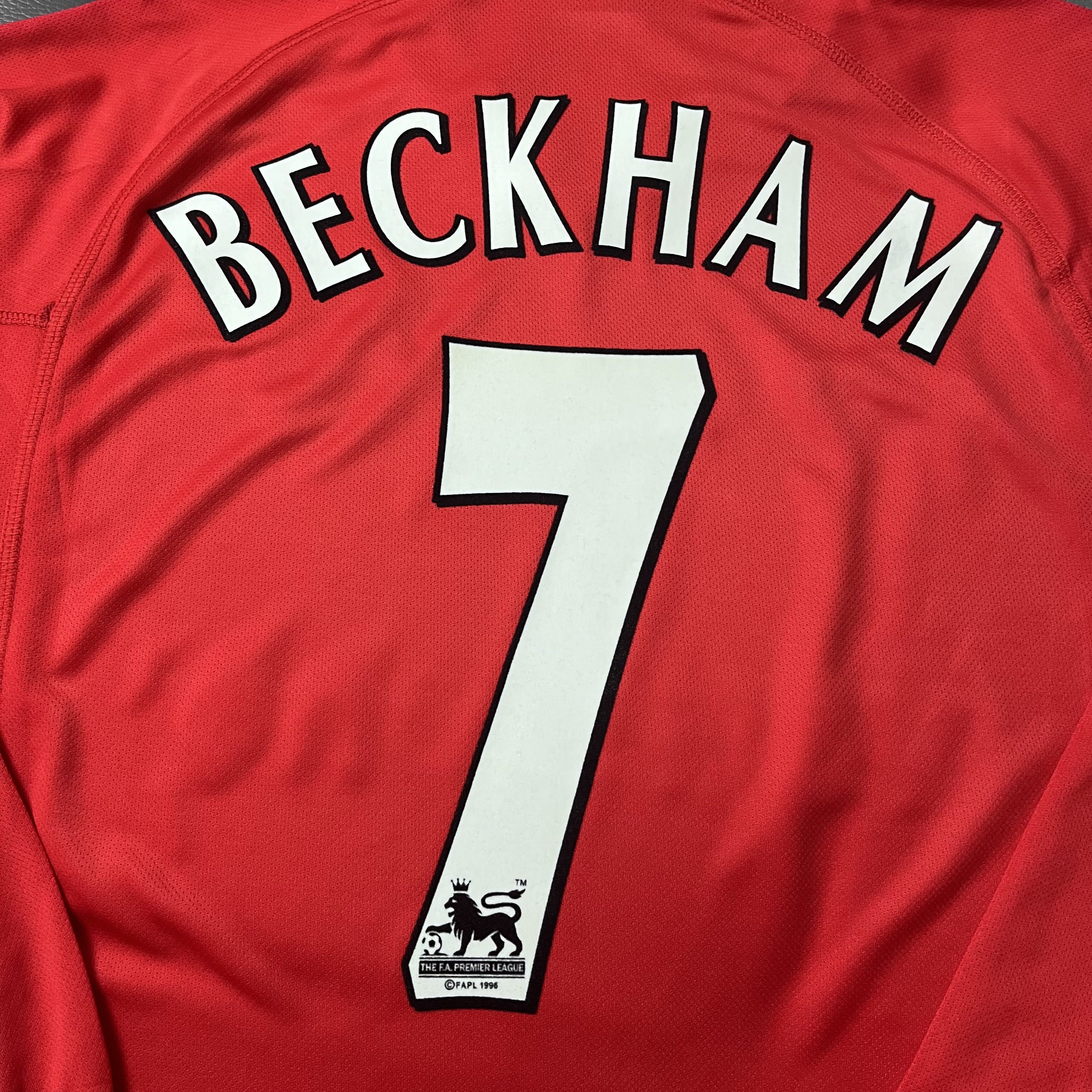 Camisa Retrô Manchester United 00/02 Home "Beckham" Nº7