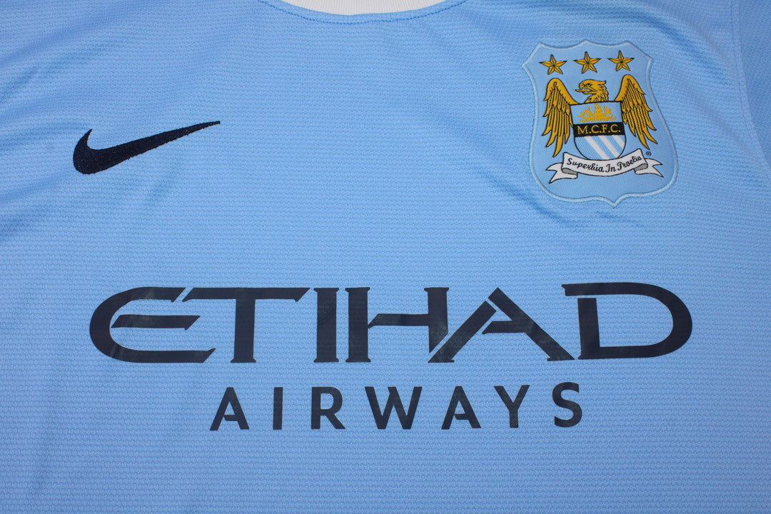 Camisa Retrô Manchester City 13/14 "Kun Aguero" Nº16