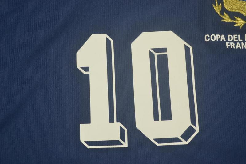 Camisa Retrô Argentina Away 1998 "Ortega" N°.10