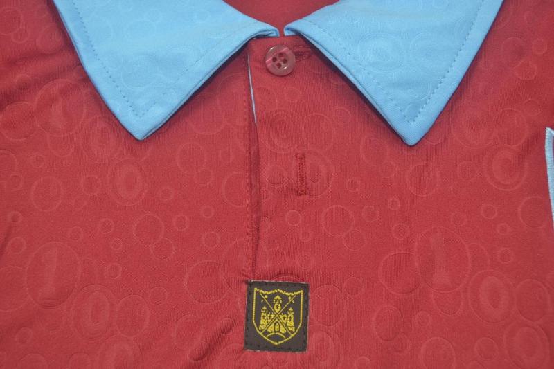 Camisa Retrô West Ham 100 Year Versão