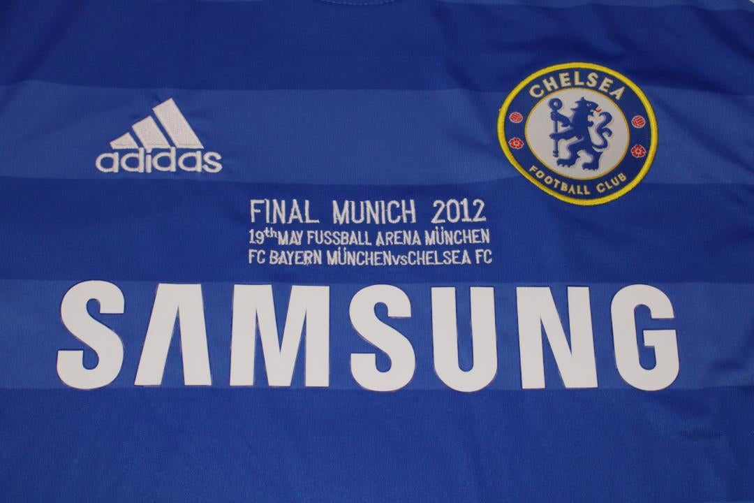 Camisa Retrô Chelsea Home UCL Final 2012 "Drogba" Nº 11