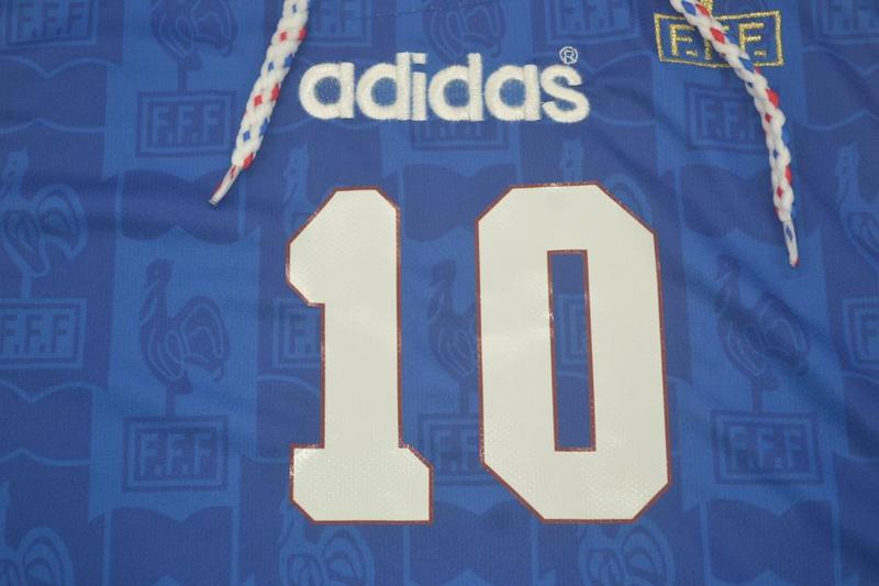 Camisa Retrô França Home 1996 "Zidane" N°10