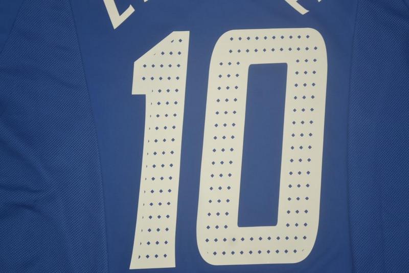 Camisa Retrô França Home 2002 "Zidane" N°.10