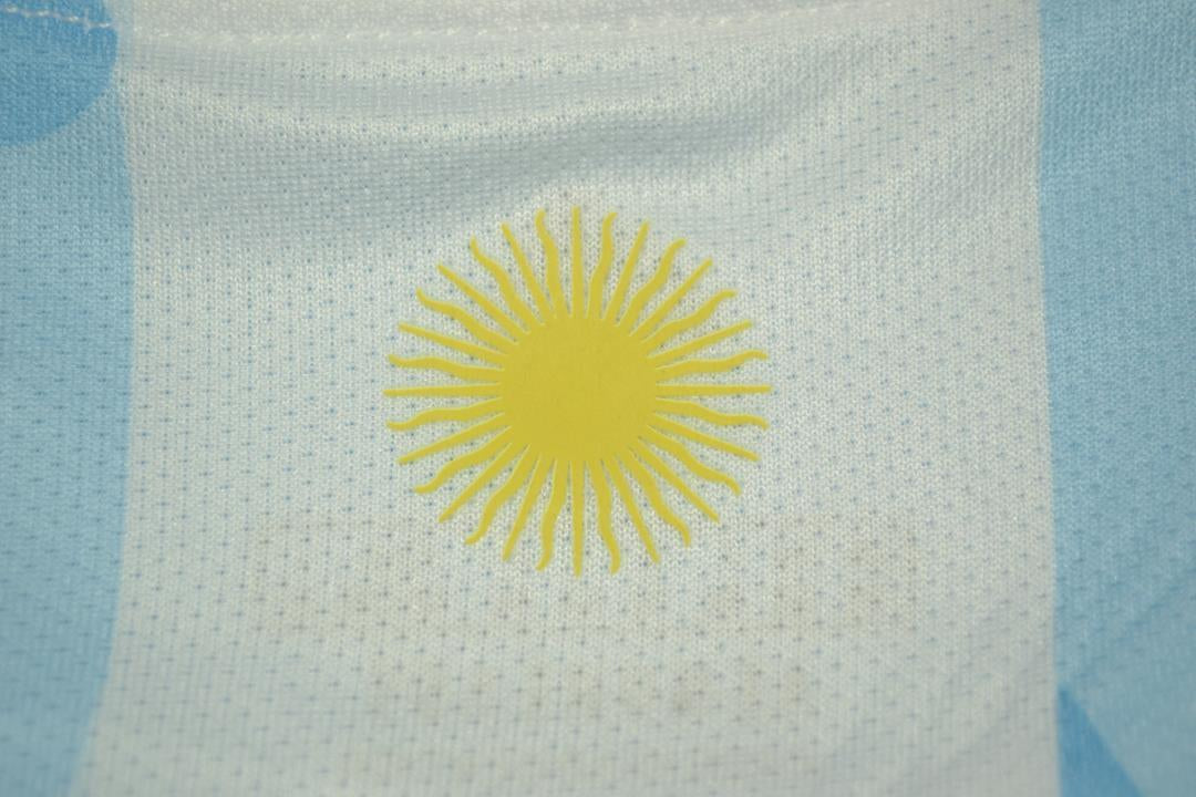 Camisa Retrô Argentina Home Final Camisa Retrô American Cup Versão 20/21 "Messi" N°.10