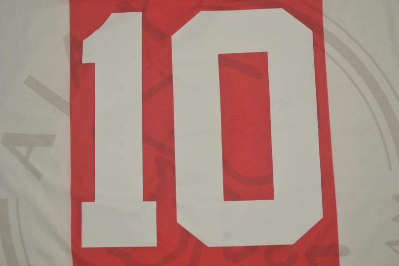 Camisa Retrô Ajax Home 95/96 "Litmanen" Nº 10