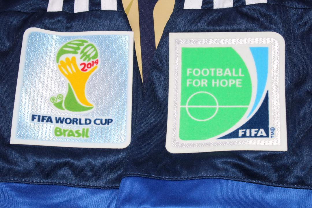 Camisa Retrô Argentina Away Copa do Mundo Finale Versão 2014 "Messi" N°.10