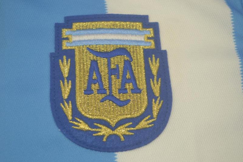 Camisa Retrô Argentina Home 1986