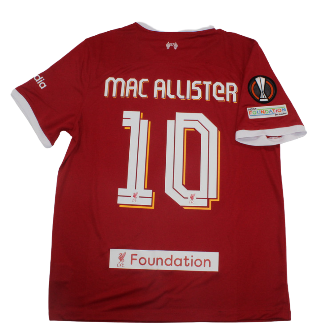 Camisa Retrô Liverpool s  23/24 "Mac Allister" Nº 10