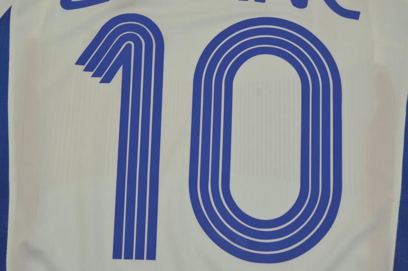 Camisa Retrô França Final Copa do Mundo Versão 2006 "Zidane" N°10