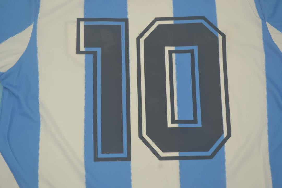 Camisa Retrô Argentina Home Manga Longaa 1978 N°.10