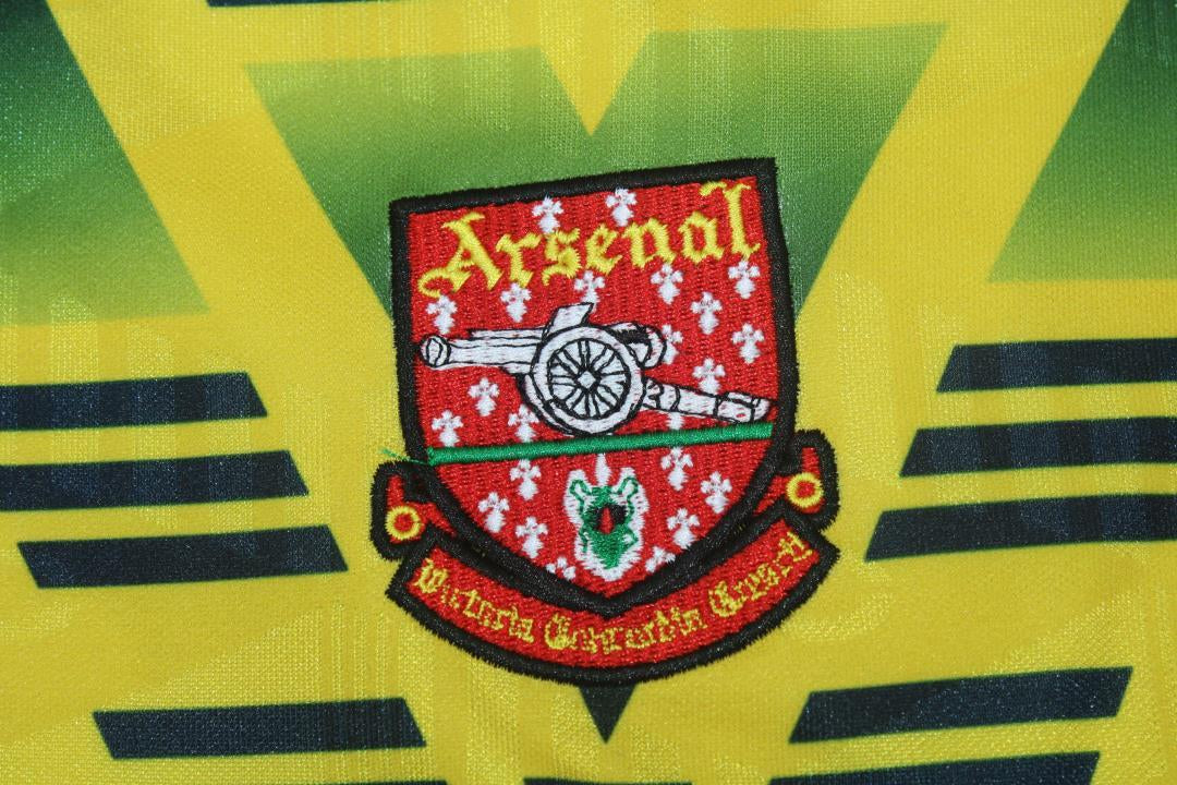 Camisa Retrô Arsenal Away Manga Longaa 91/93 "Wright" Nº 8