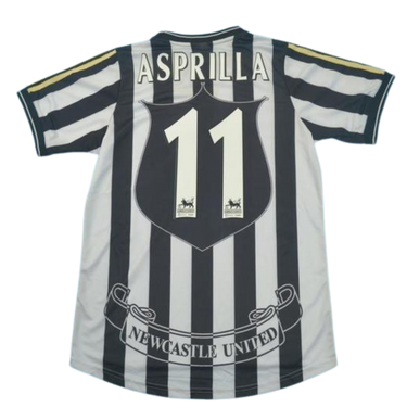 Camisa Retrô New Castle Home 97/99 "Asprilla" Nº 11