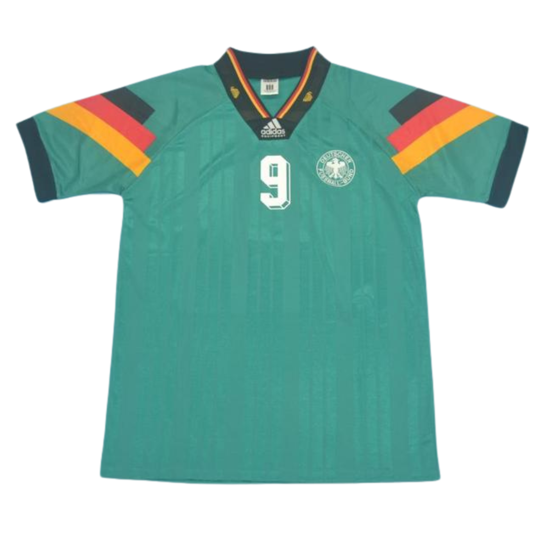 Camisa Retrô Alemanha Away  1992 "Völler" N°.9