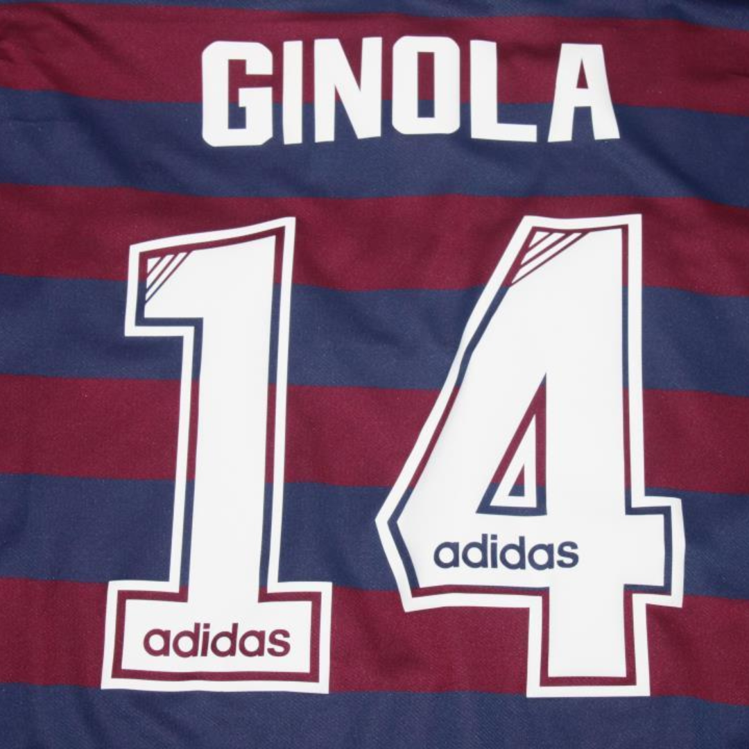 Camisa Retrô New Castle Away Manga Longaa 95/96 "Ginola" Nº 14