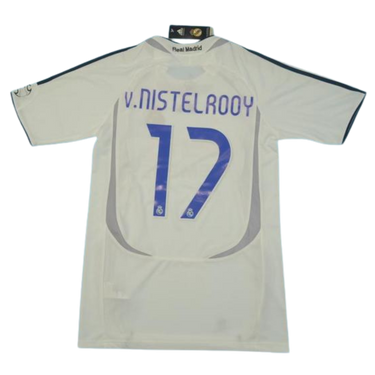 Camisa Retrô Real Madrid 06/07 "v. Nistelrooy" Nº 17