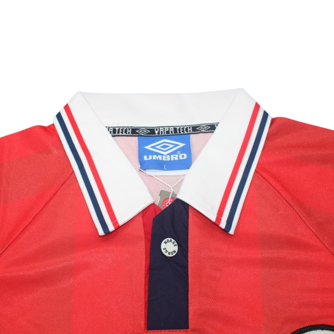 Camisa Noruega 98/99 Home - Versão Retrô "T.A. Flo" N°9