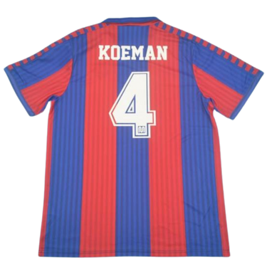 Camisa Retrô Barcelona Home 91/92 "Koeman" Nº 4