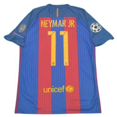 Camisa Retrô Barcelona Home 16/17 "Neymar Jr." Nº 11