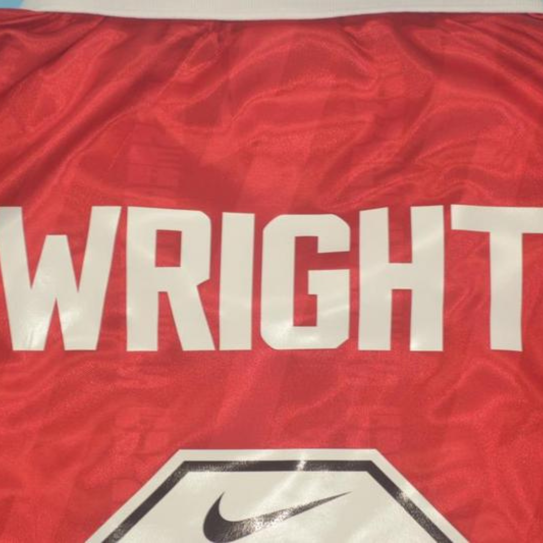 Camisa Retrô Arsenal Home 94/95 "Wright" Nº 8