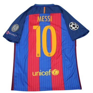 Camisa Retrô Barcelona Home 16/17 "Messi" Nº 10